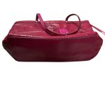 Coach  Signature C Patent Leather Tote Bag Raspberry F15142 Photo 6