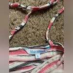 Blue Island NWOT  pink, white, blue, silver stripe swim coverup dress size small Photo 5