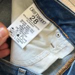 Driftwood  Colette Embroidered Hem Boho Anthropologie Raw Hem Jeans Sz 28 Photo 4