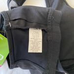 Popular Basics Black Racerback Cut Out Sports Bra Photo 2