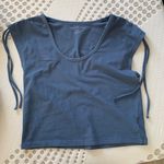 American Eagle NWOT Cinch Shoulder Tee Photo 2