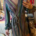 Drew Rainbow Shimmer Rope Tie Dress Photo 1