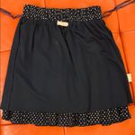 Navy & white polka dot skirt & blouse set. Blue Size XS Photo 10