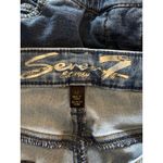 Seven7  Vancouver Mid Rise Skinny Jeans 12‎ Floral Embroidery Photo 4