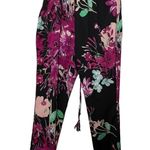 Yumi Kim Tania Floral Pants Pull On Bohemian Hippie Womens Size XS Photo 4