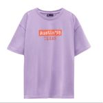 ZARA NWT T -SHIRT WITH FRONT SLOGAN AUSTIN TEXAS Photo 3