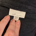 J.Jill LOVE LINEN Black Button Front Long Sleeve Shirt Top XL Tall Photo 1