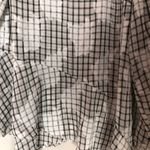 LOGO By Lori Goldstein LOGO Plaid Floral Oversized Tunic Blouse Small Photo 2