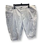 Eighty Eight  Premium Distressed Ripped Bermuda Size 24W NWT Photo 1