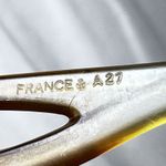 Iconic Vintage 70s Ted Lapidus France Brown & Gold Oversized Women's Sunglasses Photo 3