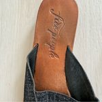 Free People Daybird Mini Wedge Sandals Black Tan Size 37 size 6.5-7 Photo 2