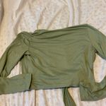 Windsor  green wrap long sleeve shirt  Photo 6