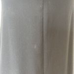 Liz Claiborne Vintage 90s Night Solid Black Satin Beaded Full Length Dr… Photo 5