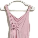 Pink Asymmetrical Sweetheart Sundress for Weddings Size L Photo 1