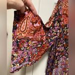 Raga  X Anthropologie Paisley Floral Long Line Kimono Duster Photo 4
