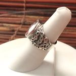 Silpada  Sterling Silver Fine Print Ring Size 6.5 Photo 2