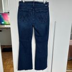 Mother Denim The Weekender Fray Mint Condition High Rise Flare Jean,Size 32, EUC Blue Photo 2