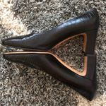 Salvatore Ferragamo Dark Bwn Alligator Leather Heel. Size 8 Photo 4