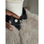 ZARA Woman Faux Fur Jacket With Leather Accents Autumn/Winter Collection Size S Photo 5