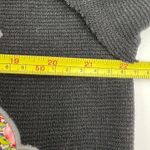 Johnny Was Glinda Applique Jacket Black Knit Patchwork Photo 4