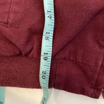 Brandy Melville Burgundy Zipper Long Sleeve Bomber Jacket Sz Lg Cotton Women’s Photo 11
