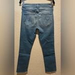 MOTHER Denim NWT  Mid Rise Dazzler Ankle Fray Jeans Riding Cliffside Size 32 Photo 4