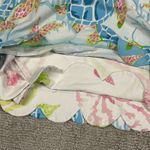 Ana Clare Reversible Dress Womens XXL Scallop Hem Ocean Sea Turtle Resort Wear Blue Photo 5