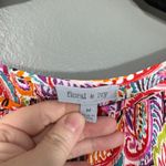 Floral & Ivy Women's Boho Colorful Smocked Peasant Top Photo 3