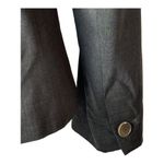 Theory  Blazer Women 6‎ Gray Wool Single Breasted Tailored One Button Corpcore Photo 7