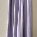 Ekouaer Lavender Ribbed Wide Leg Pants Purple Photo 0