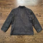 Coldwater Creek Blazer Tweed Double Breasted Career Jacket Black Tan Size 14 Photo 1