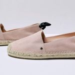 Kate Spade Grayson Pastel Pink Suede Espadrille Flats Shoes Size 7.5 Photo 5