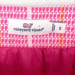 Vineyard Vines  Womens Whale Stripe Skirt Pink Buttons Size 2 Photo 2