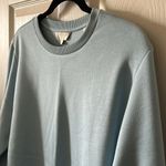 Ted Baker Women’s Powder Blue Oversized Puff Sleeve Sweatshirt Size 8 (3) Photo 6