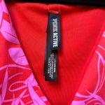 Victoria's Secret Pink Red Floral Tropical Size Large Swim Top Beach Pool Cruise Photo 3