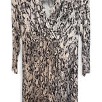 Soma  Snake Print Faux Wrap Dress size Medium Photo 0