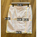 Kenar ‎ Peach Lace Pencil Skirt Size 6 Photo 3