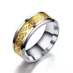 Zales Golden Dragon Tungsten Wedding Ring Photo 0