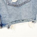 Free People WE THE FREE Ripped Distressed Blue Denim Jean Mini Skirt, Size 26 Photo 6