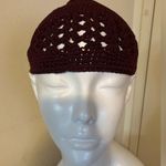Unisex Crochet Knit Stretchable Skull Beanie Hat Handmade /Prayer Cap Purple Photo 0