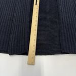 N Natori Vest Womens Small Black Ribbed Open Front Shawl Collar Cardigan Knit Photo 5