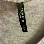 Torrid  sleep top crewneck Heather purple long sleeves lightweight 1X Photo 4