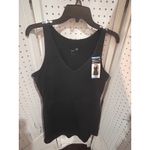 NWT GapFit Black Active Tank Dress Built in Shelf Bra Moisture Wicking Large Photo 2