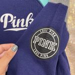 PINK - Victoria's Secret  Purple Light Blue Gray Full Zip Hoodie, S Photo 4