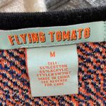 Flying Tomato  Blue and Orange Sweater Mini Dress Photo 2