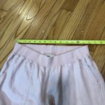 Faherty  Arlie Day Linen Blend Jogger Pant in Light Pink‎ Size Medium Photo 8