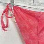 Aerie NWT  Side Tie Embroidered Cheekier Bikini Bottoms Pink Size Small S NEW Photo 8