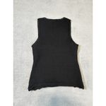 Aritzia Wilfred Knit Tank Top Blouse Women's Medium Office Layering Black Photo 4