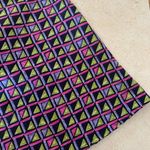 My Michelle  vintage maxi dress womans size medium 90s abstract bright funky cute Photo 4