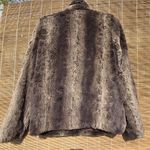 Betsey Johnson  Brown Faux Fur Jacket - S Photo 1